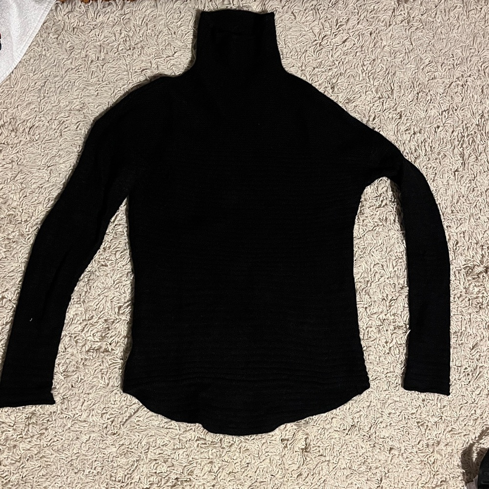 Black Turtleneck Sweater